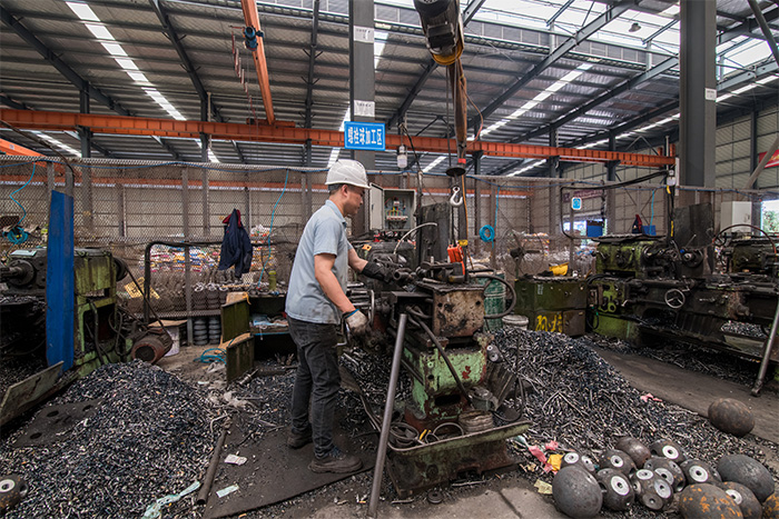 内蒙古网架配件-螺栓球加工车间